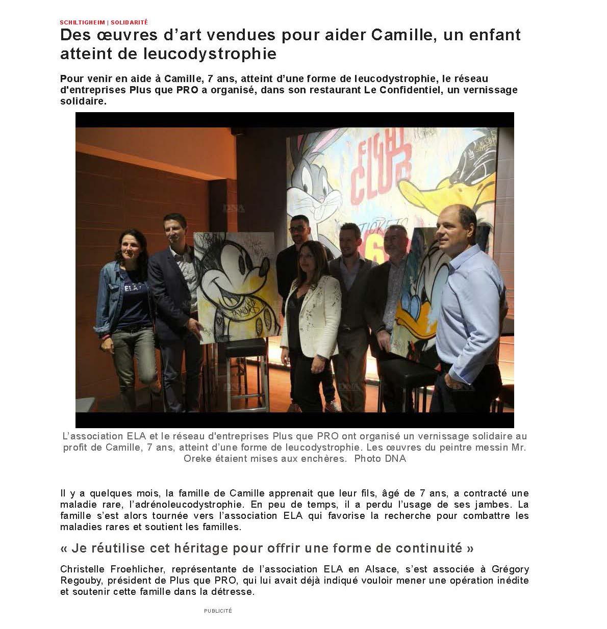 Article DNA vernissage