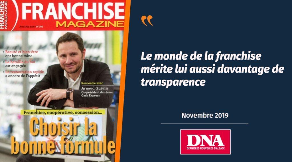 Les DNA évoquent le rachat de Franchise Magazine par Plus que pro