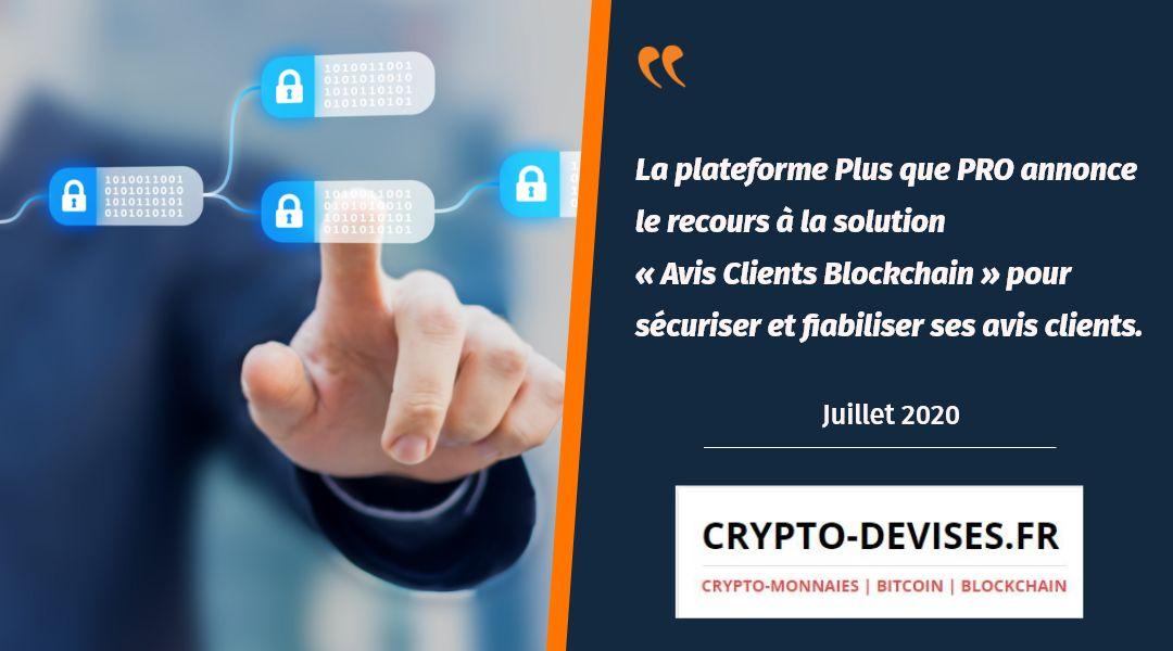 Crypto Devises parle d'Avis Clients Blockchain